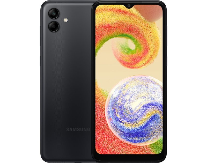 Смартфон Samsung Galaxy A04 4/64 ГБ, чёрный