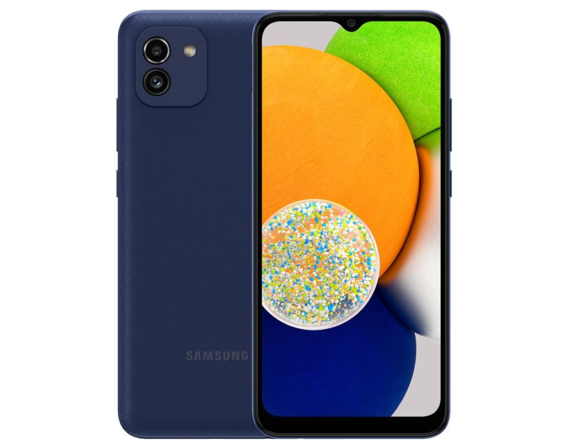 Смартфон Samsung Galaxy A03 4/64 ГБ, синий