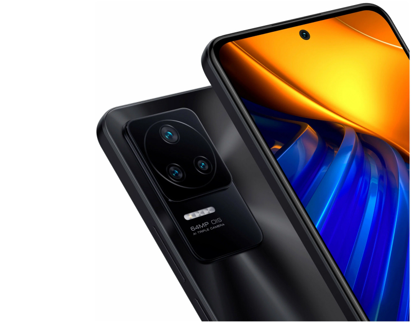 Смартфон Xiaomi POCO F4 6/128 ГБ Global, черная ночь