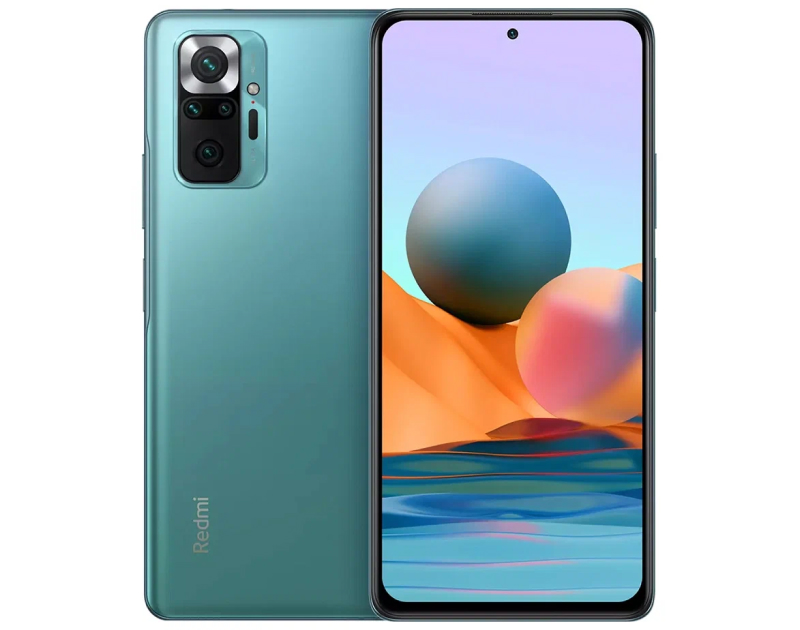 Смартфон Xiaomi Redmi Note 10 Pro 8/128 ГБ Global, зеленая аврора