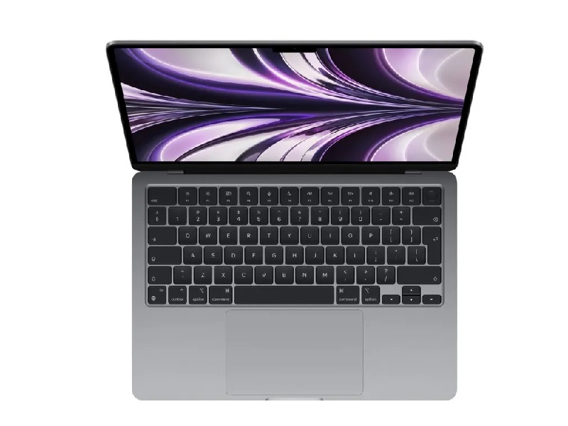 13.6" Ноутбук Apple MacBook Air 13 2022 2560x1664, Apple M2, RAM 8 ГБ, SSD 256 ГБ, Apple graphics 8-core, macOS, MLXW3, серый космос, русская раскладка