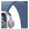 Смарт-часы Apple Watch Series 9 (GPS), Aluminium Case, 45mm, Sport Loop, Silver/Winter Blue