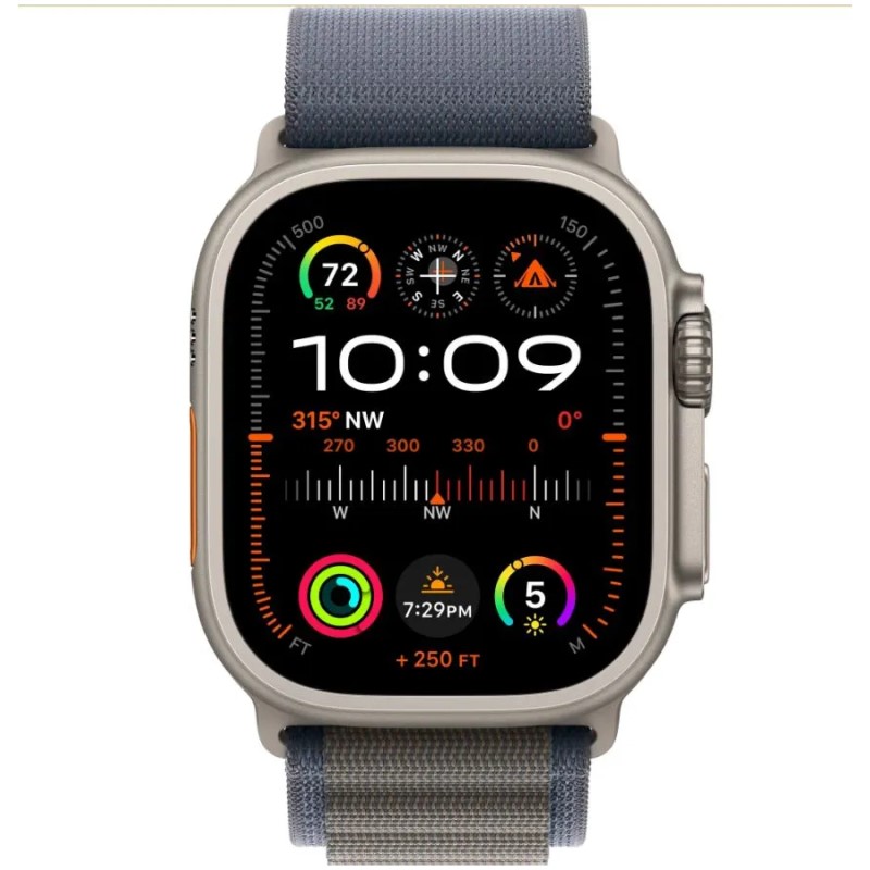 Смарт-часы Apple Watch Ultra 2 (GPS + Cellular), 49mm, Blue Alpine Loop