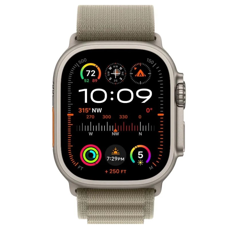 Смарт-часы Apple Watch Ultra 2 (GPS + Cellular), 49mm, Olive Alpine Loop