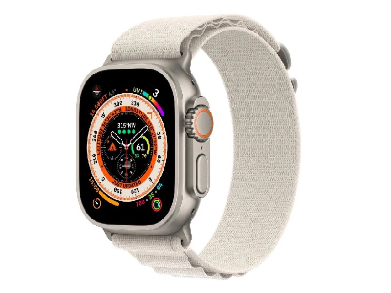 Умные часы Apple Watch Ultra 49 мм Titanium Case Cellular, титановый/звездный Alpine Loop, M