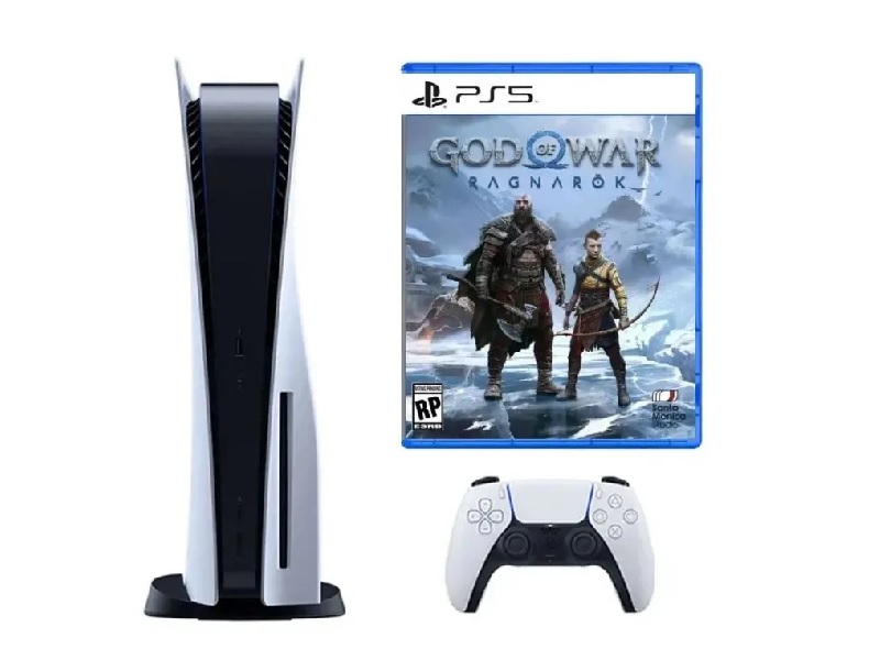 Игровая приставка Sony PlayStation 5 с оптическим приводом (CFI-1100A) / God of War: Ragnarok