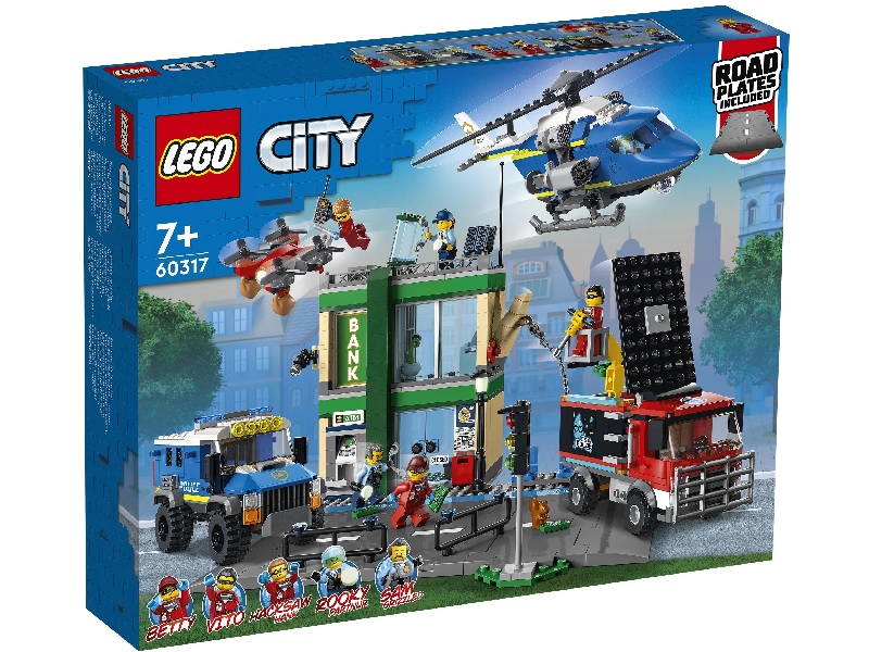 Конструктор LEGO City 60317 Полицейская погоня в банке