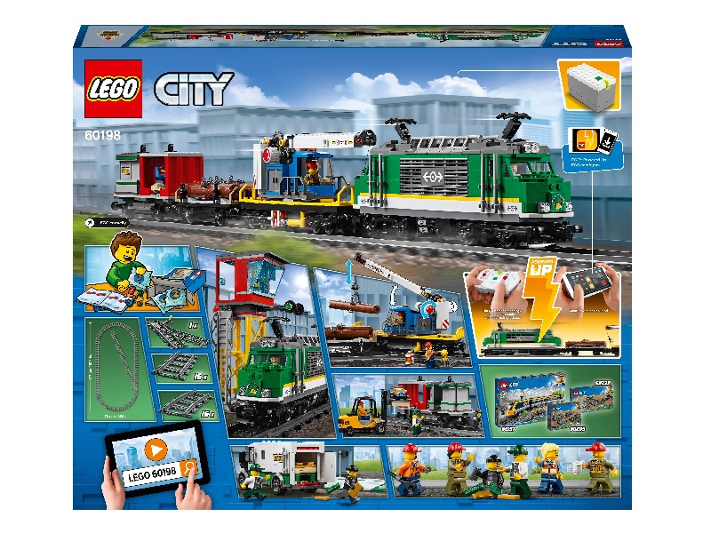 Конструктор LEGO City Trains 60198 Товарный поезд