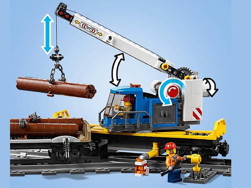 Конструктор LEGO City Trains 60198 Товарный поезд