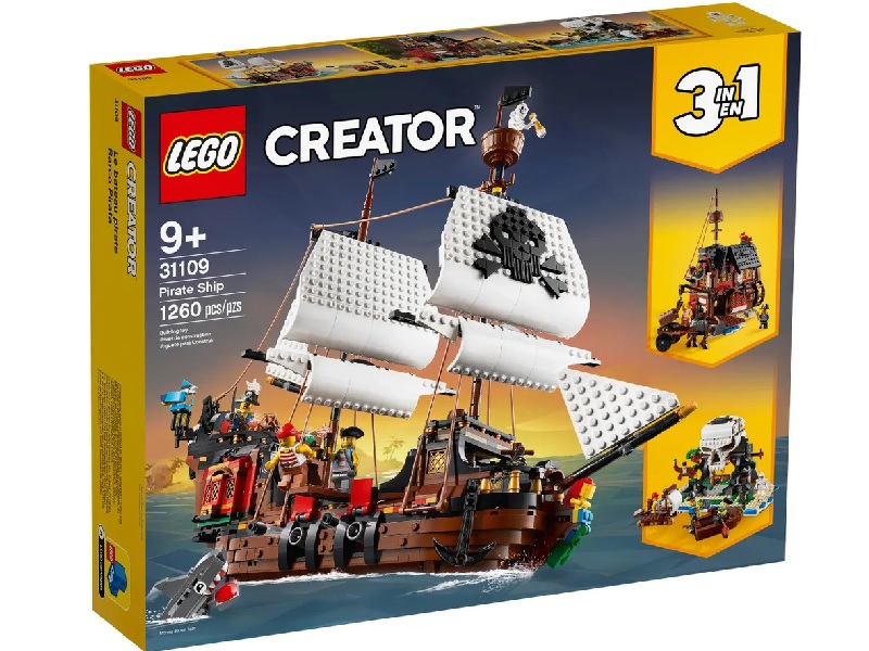 Конструктор LEGO Creator 31109 Пиратский корабль