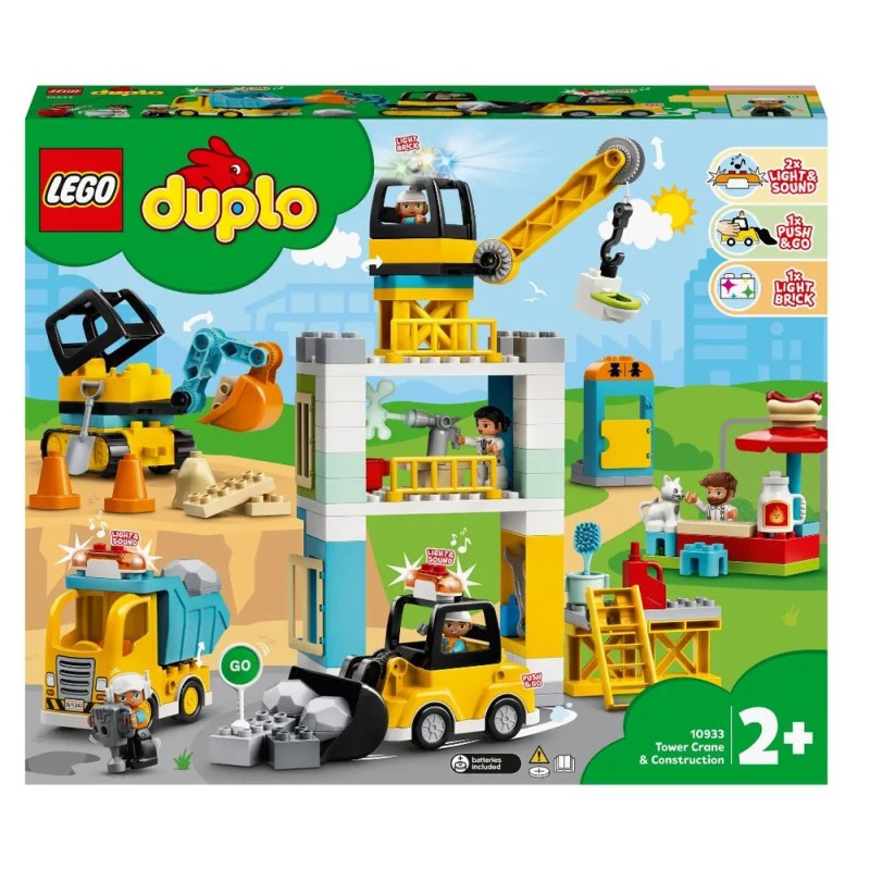 Конструктор LEGO Duplo 10933 - Башенный кран на стройке