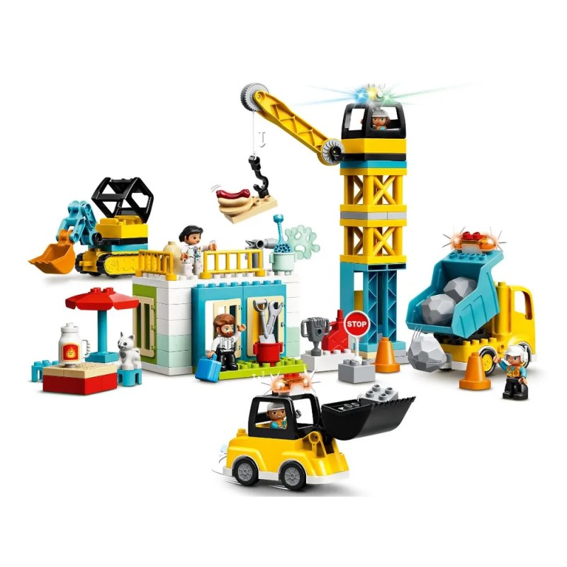 Конструктор LEGO Duplo 10933 - Башенный кран на стройке