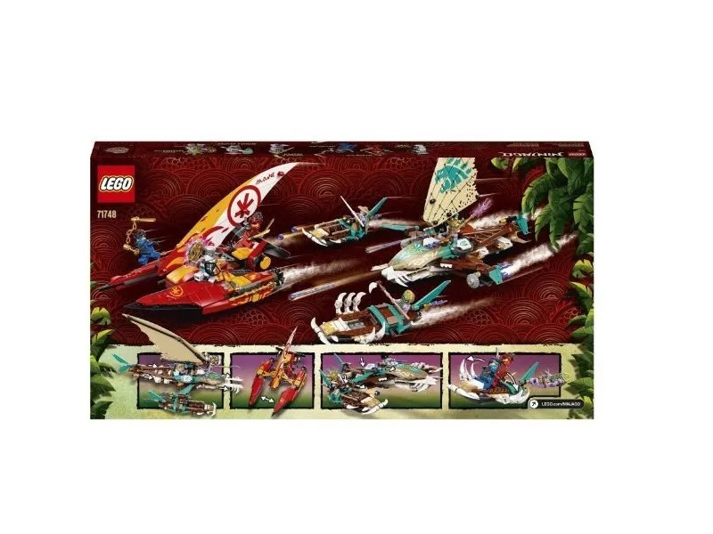 Конструктор LEGO Ninjago 71748 Морская битва на катамаране, 780 дет.