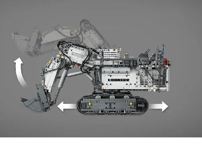 Конструктор LEGO Technic 42100 Экскаватор Liebherr R 9800