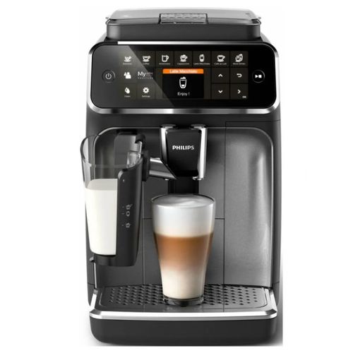 Кофемашина автоматическая LatteGo Series 4300 Philips EP4346/70, Black/Silver