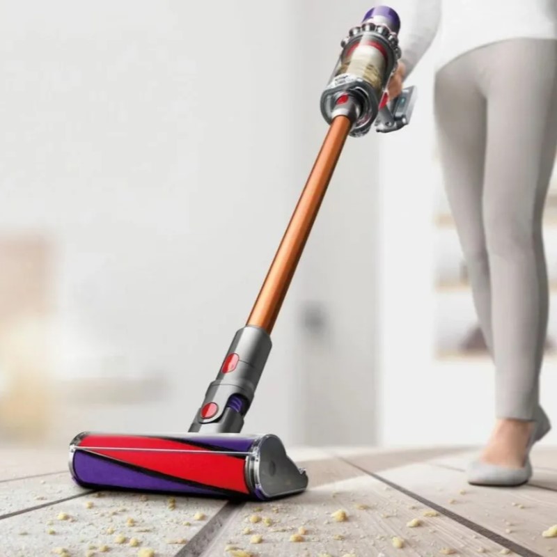 Вертикальный пылесос Dyson V10 Absolute (SV27) 2021 EU, Nickel/Copper