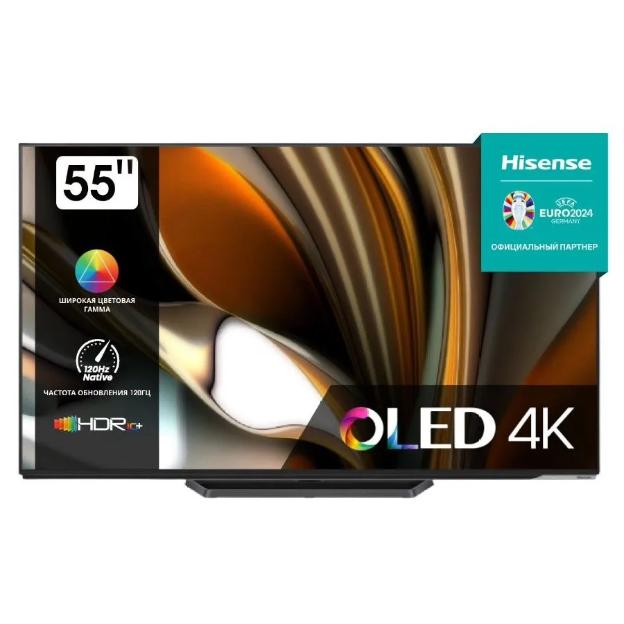 55" Телевизор OLED Hisense 55A85H, Black