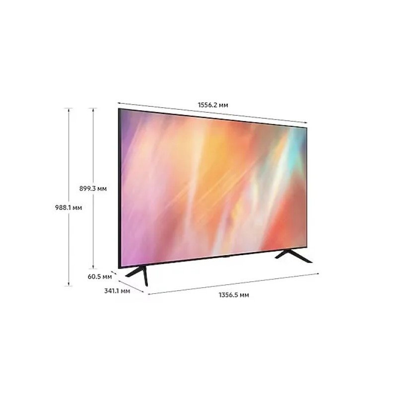 70" Телевизор 4K UHD Samsung UE70AU7100UCCE, Black