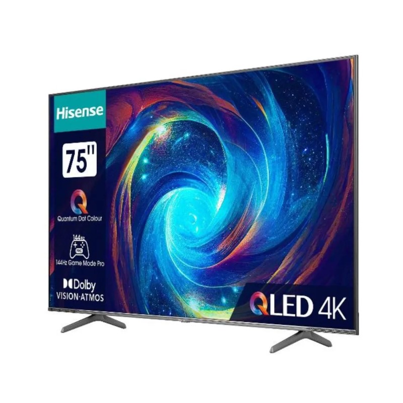 75" Телевизор 4K UHD Hisense QLED 75E7KQ Pro, Black