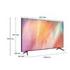 75" Телевизор 4K UHD Samsung UE75AU7100UCCE, Black