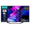 75" Телевизор MiniLED 4K UHD Hisense 75U7KQ, Black