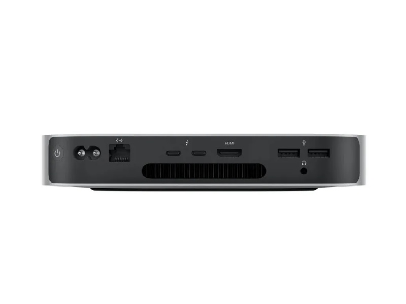 Настольный компьютер Apple Mac mini 2023 Apple M2, 8 ГБ RAM, 256 ГБ SSD, Apple graphics 10-core, MacOS, silver