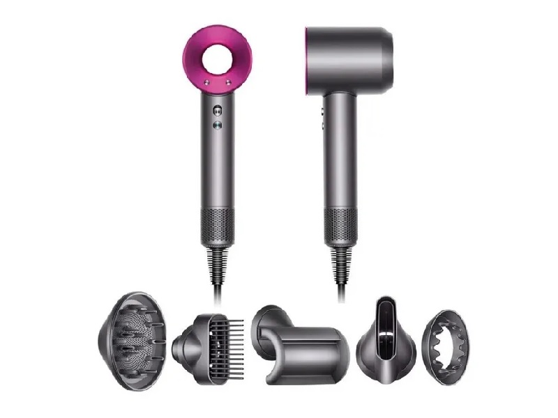 Фен Dyson Supersonic HD07, Nickel/Fuchsia