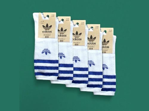 Комплект спортивных носков Adidas, 5 шт, Синий