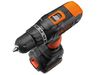 Аккумуляторная дрель-шуруповерт Black+Decker BCD7122CK (10.8В, 26Нм, 2х1.5Ач) + Кейс