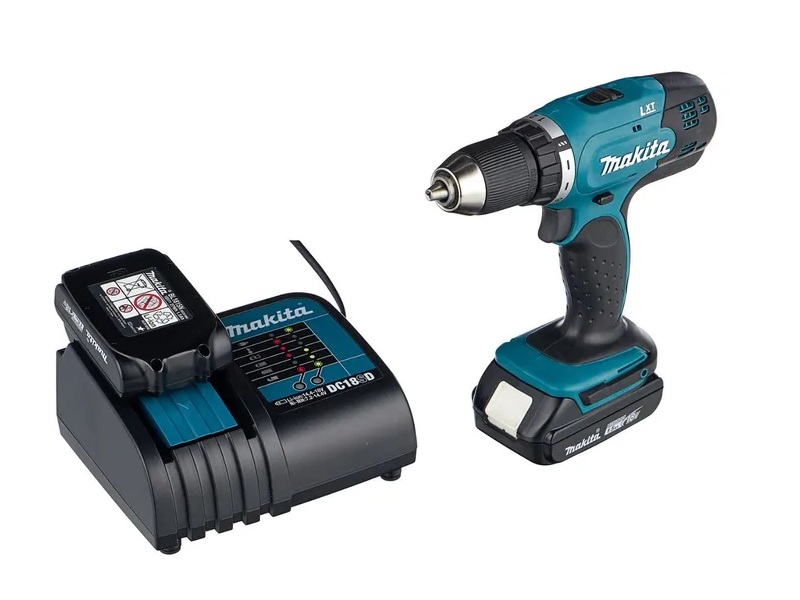 Аккумуляторная дрель-шуруповерт Makita DDF453SYX4 (42Нм, 18В, 2х1.5Ач, з/у)