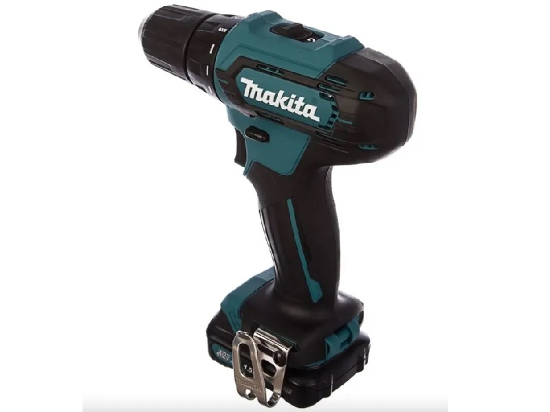 Дрель-шуруповерт аккумуляторная Makita DF333DWYE4, 30Нм, 12В