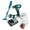 Набор инструментов Makita CLX226X1: Аккумуляторная дрель-шуруповерт DF333DZ + Пылесос CL106FDZ (2 АКБ и ЗУ)