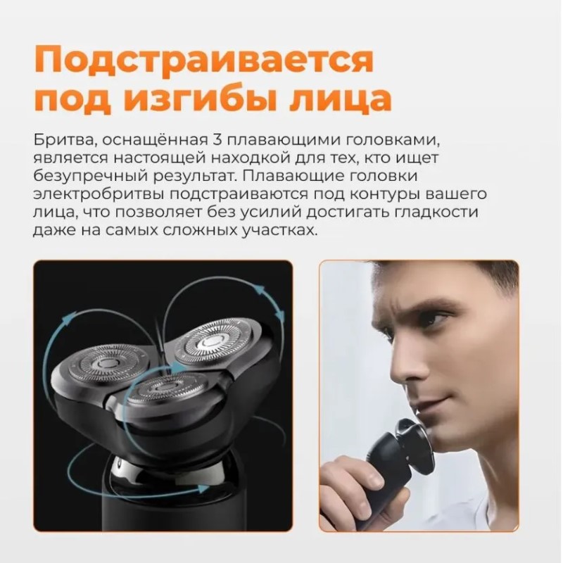 Электробритва Xiaomi Electric Shaver S500, Black